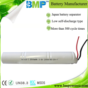 ni-cd 3.6VC2500