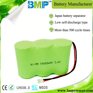 ni-mh 3.6VC4000mah