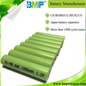 ni-mh AAA1000mah